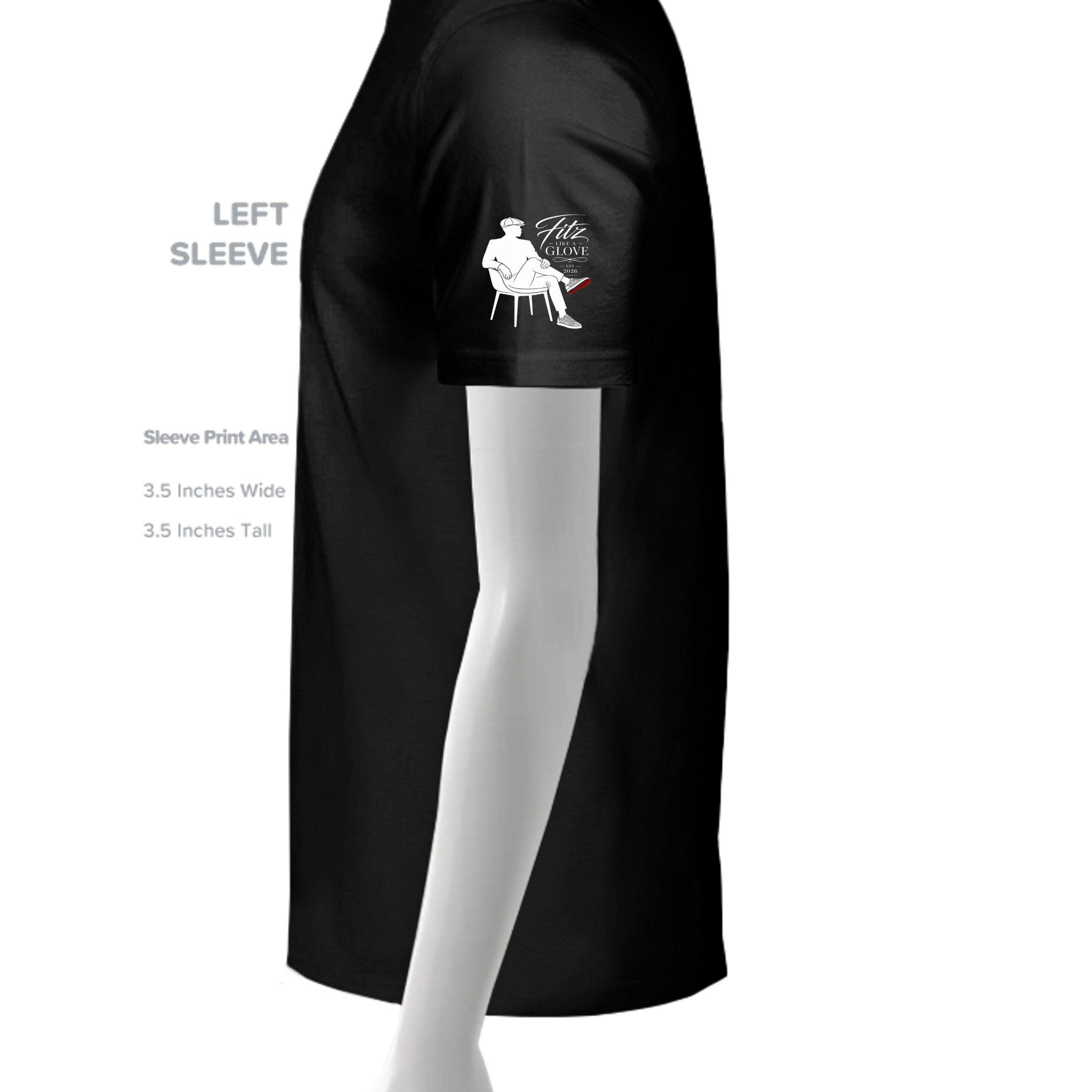 VINTAGE BLACK - 3001C - SLEEVE_LEFT