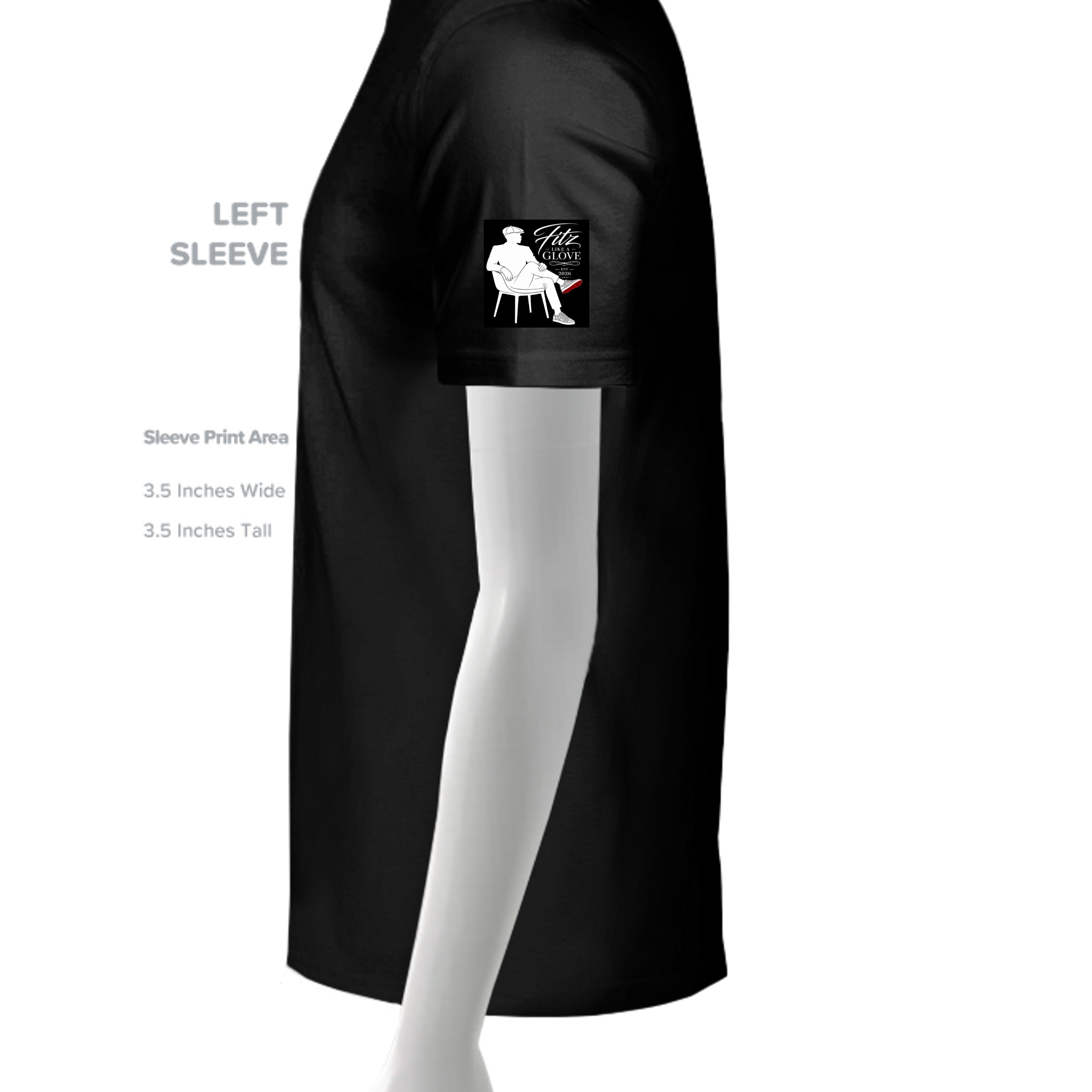 VINTAGE BLACK - 3001C - SLEEVE_LEFT