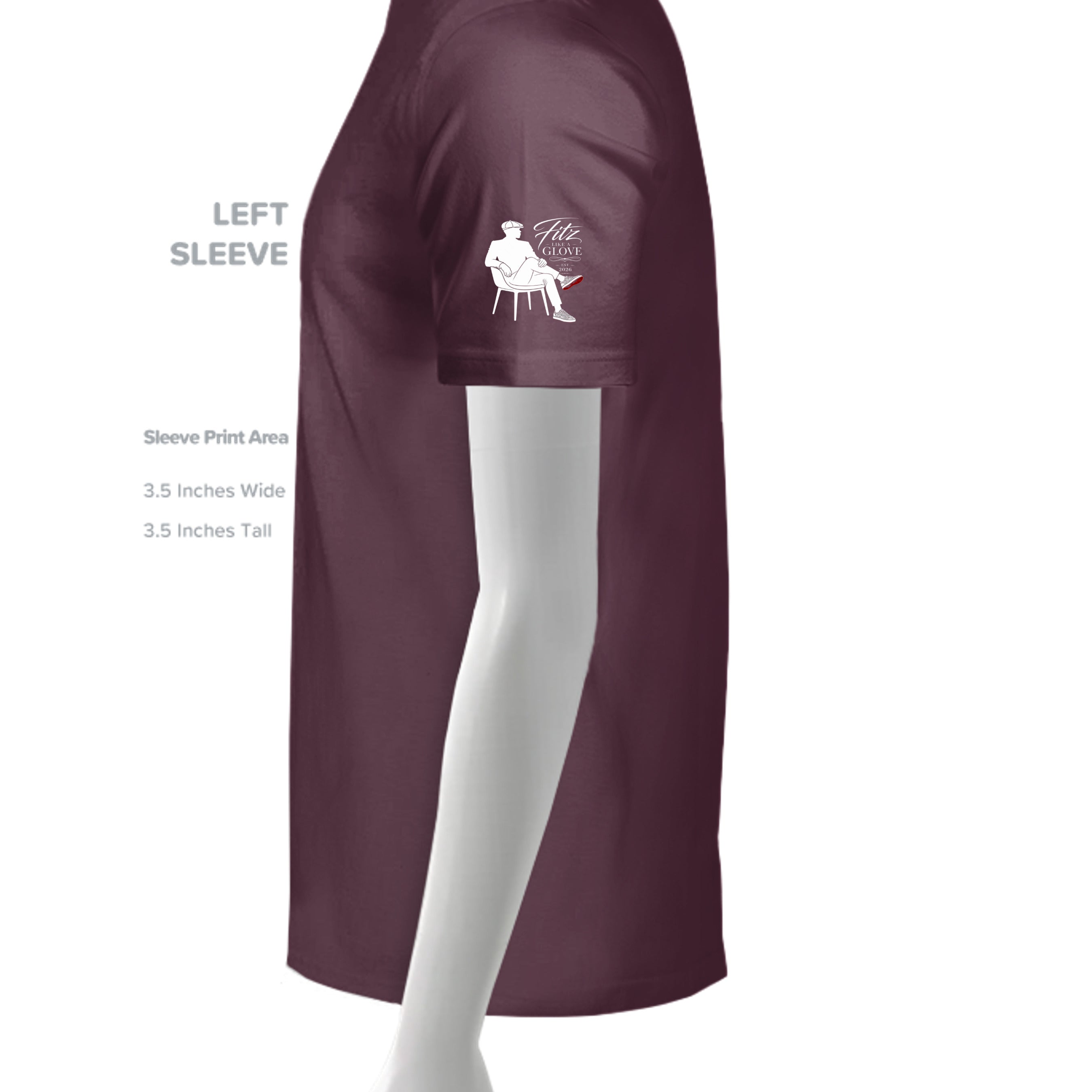 Oxblood Black - 3001C - SLEEVE_LEFT